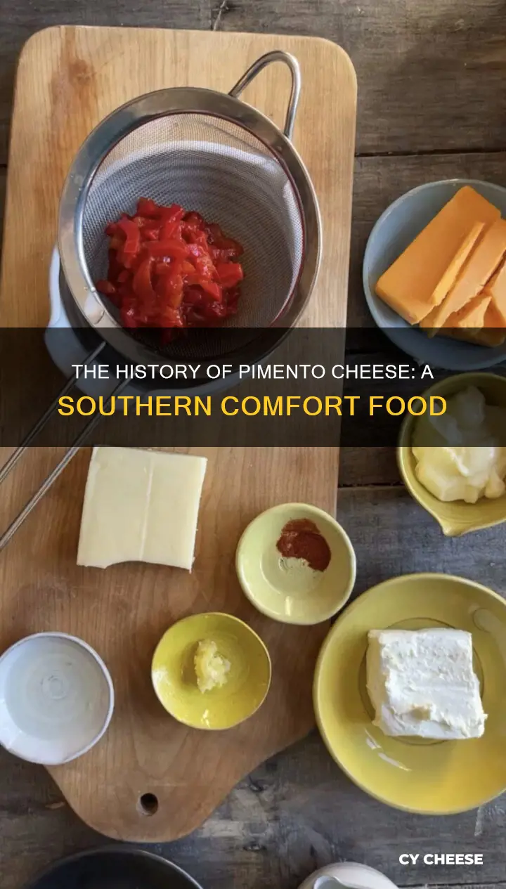 what is pimento cheese made from