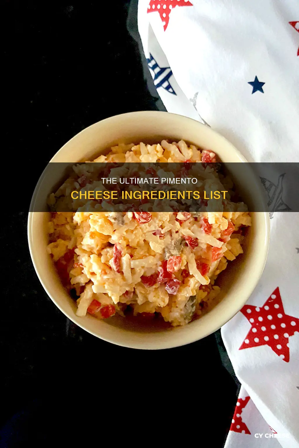 what is pimento cheese made with