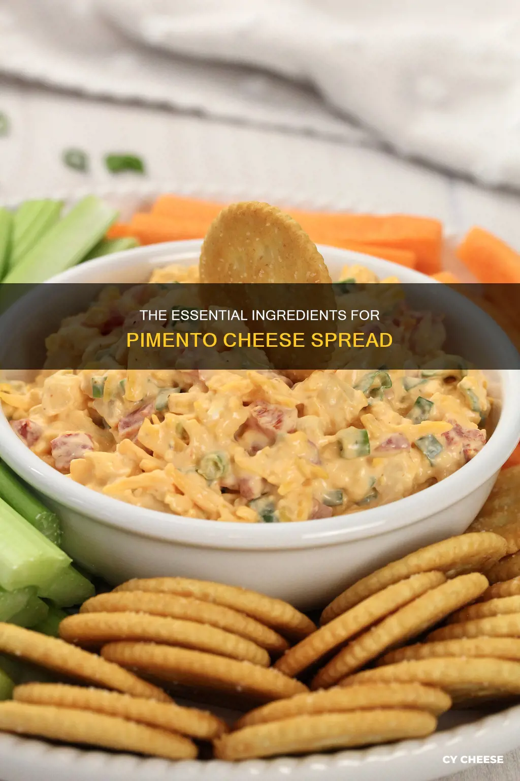 what is pimento cheese spread made of