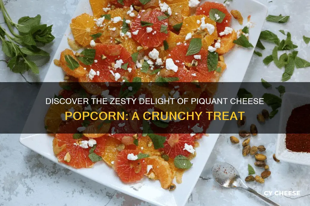 what is piquant cheese popcorn