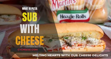 Cheesy Delight: Pizza Sub with Oozing Cheese