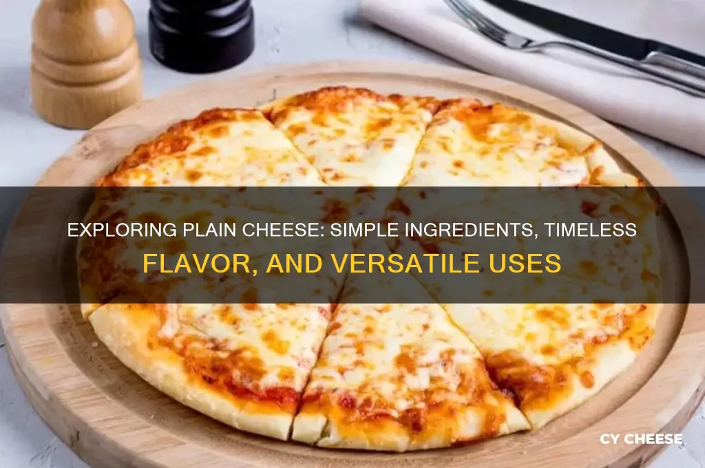 what is plain cheese