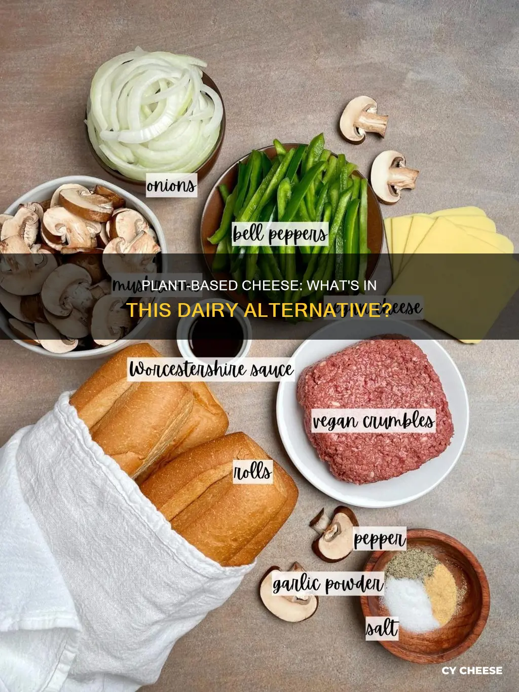 what is plant based cheese made of