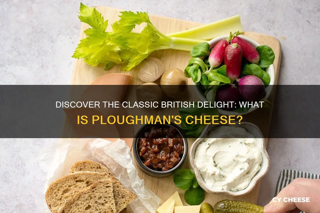 what is ploughmans cheese