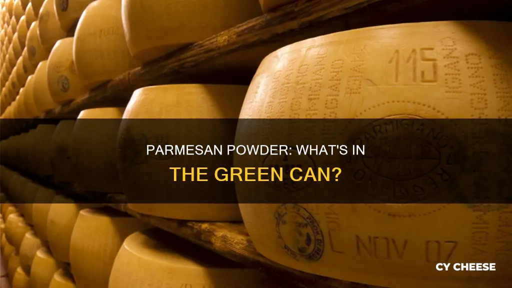 what is powdered parmesan cheese made of