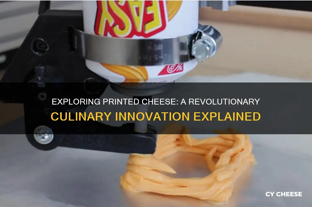what is printed cheese