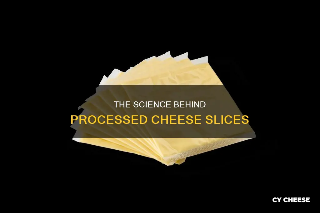 what is processed cheese slices made with