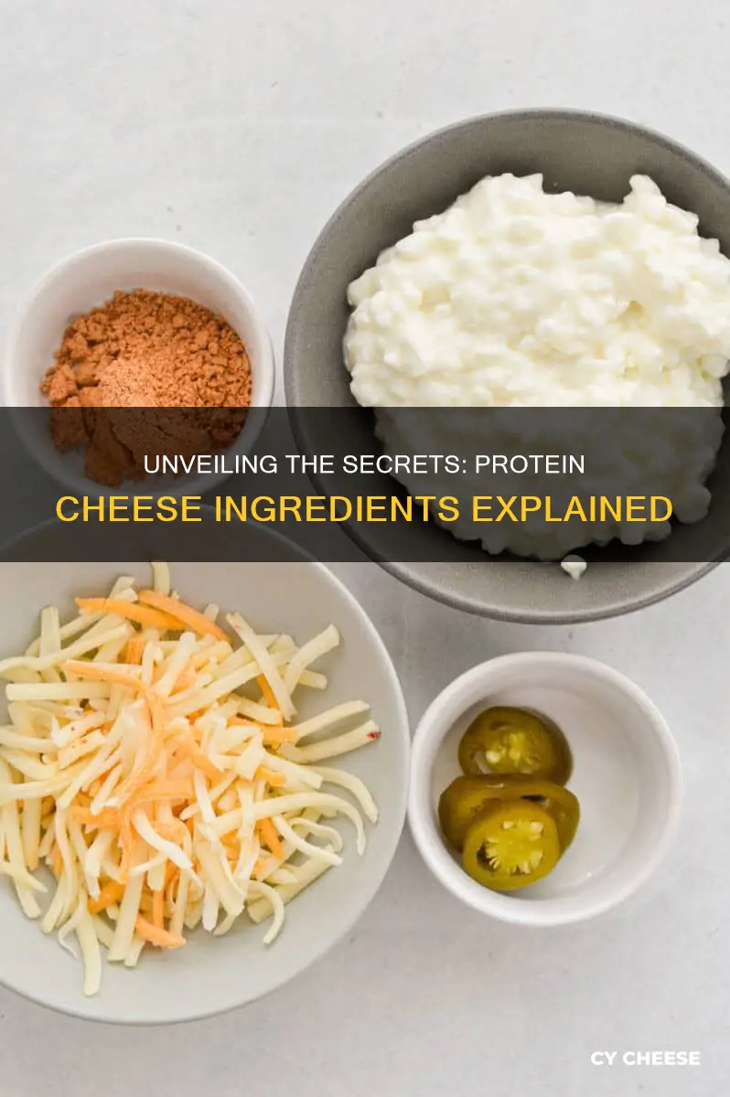 what is protein cheese made of