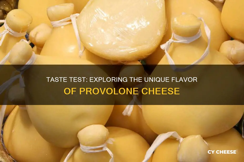 what is provalone cheese taste like