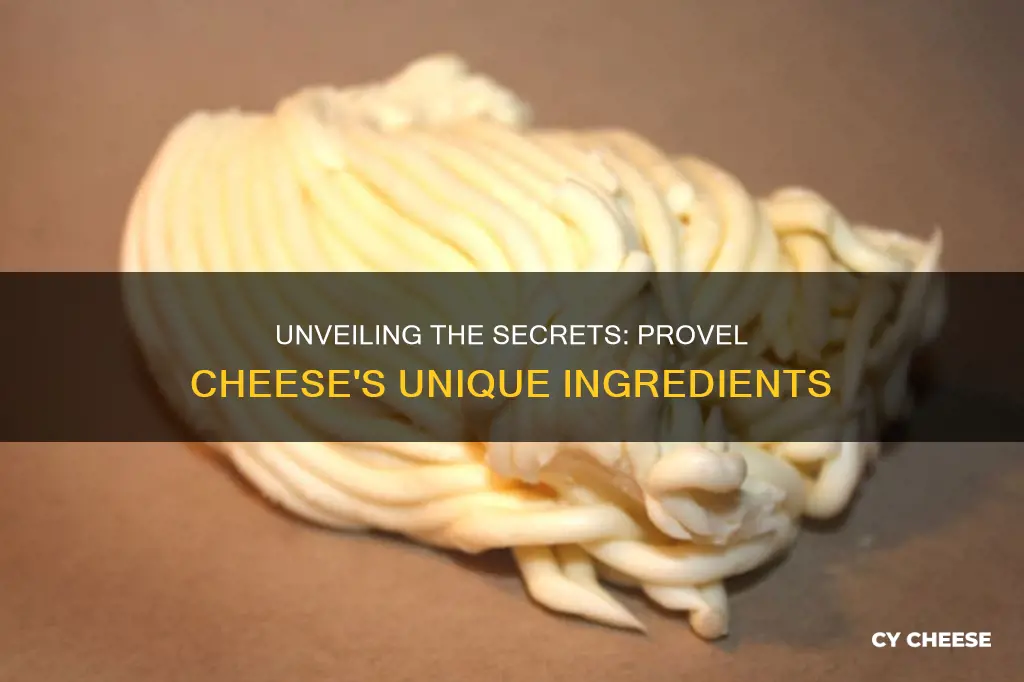 what is provel cheese made of