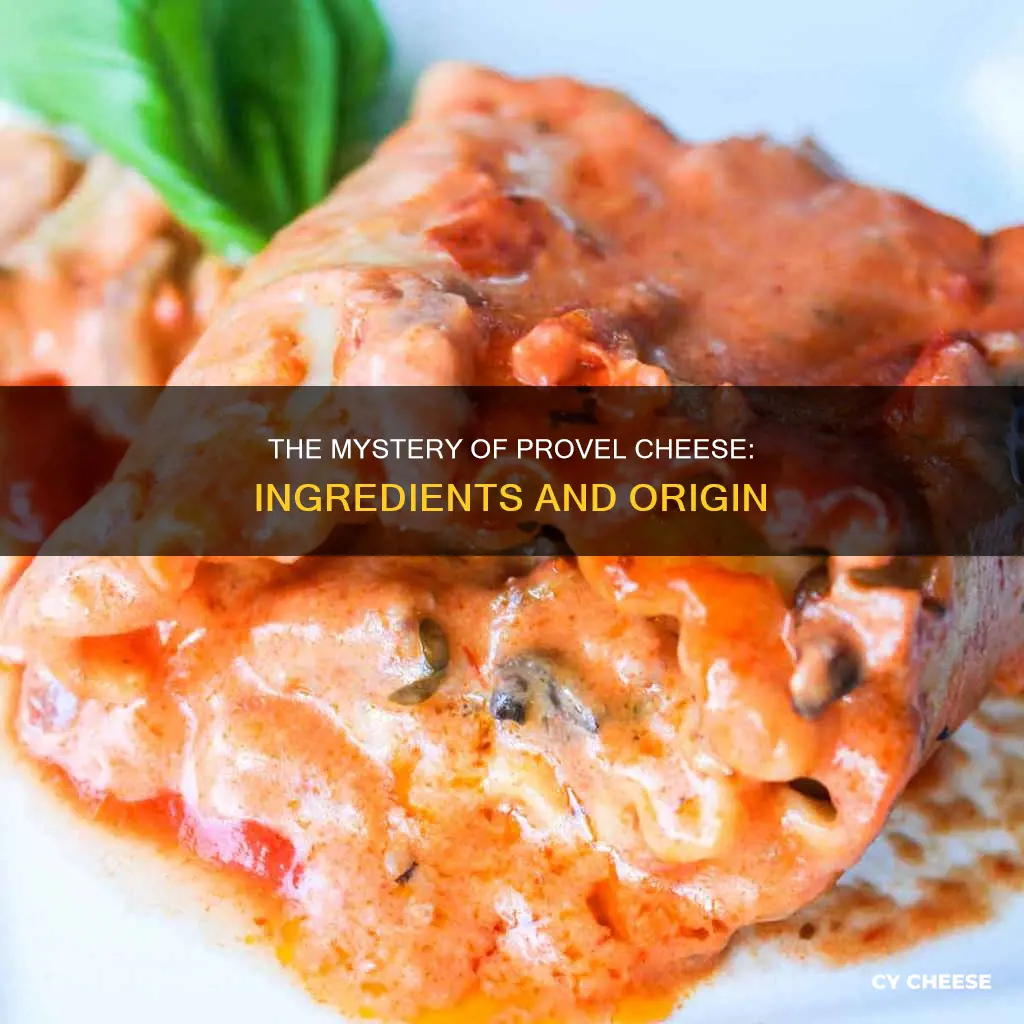 what is provel cheese made of