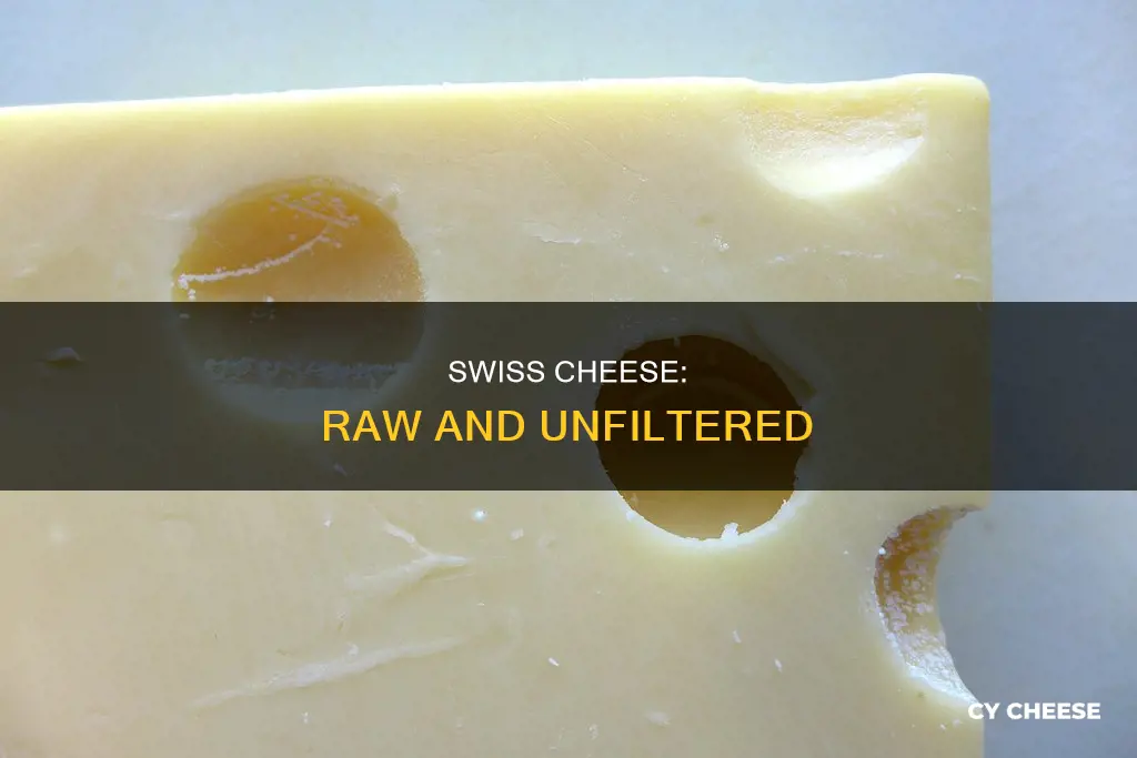 what is raw swiss cheese