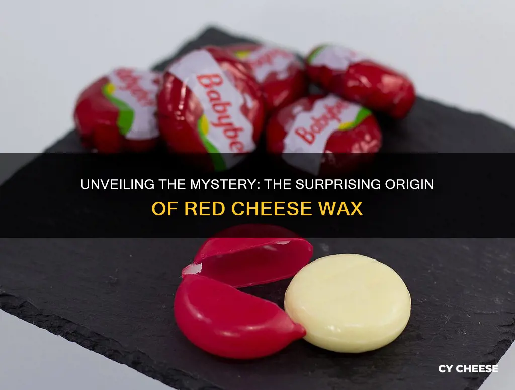 what is red cheese wax made from