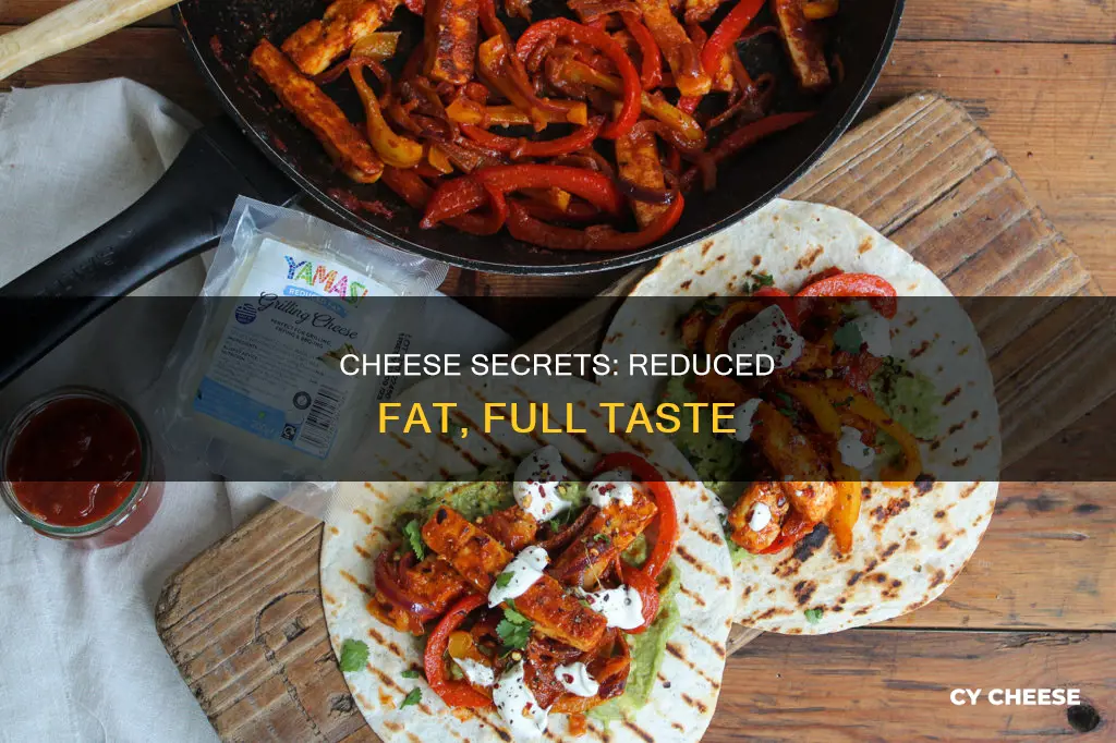 what is reduced fat cheese made of