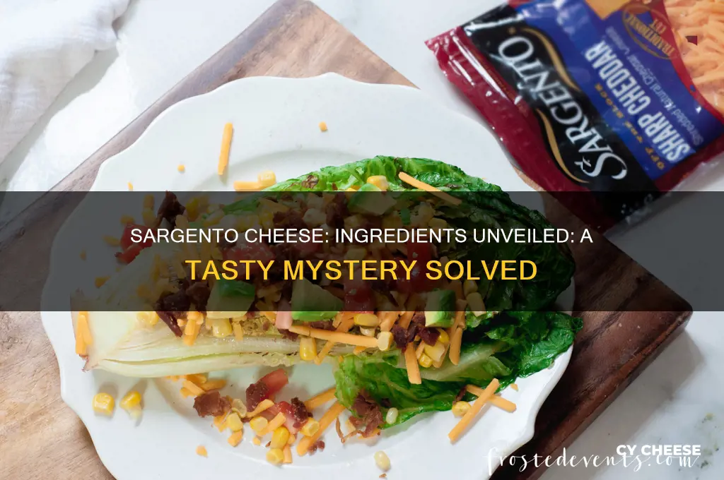 what is sargento cheese made of