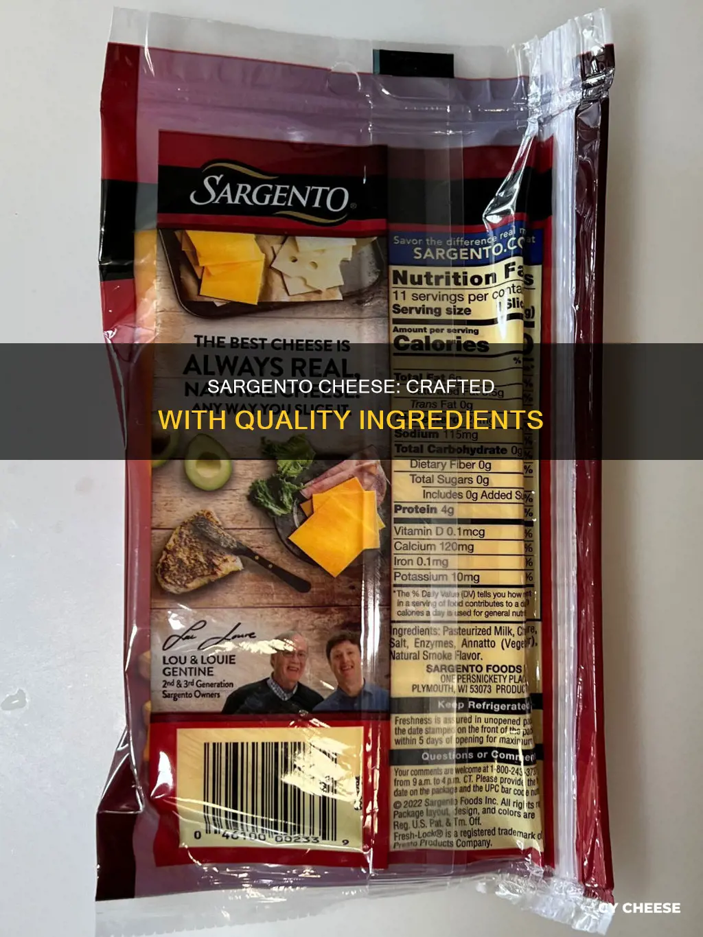 what is sargento cheese made of