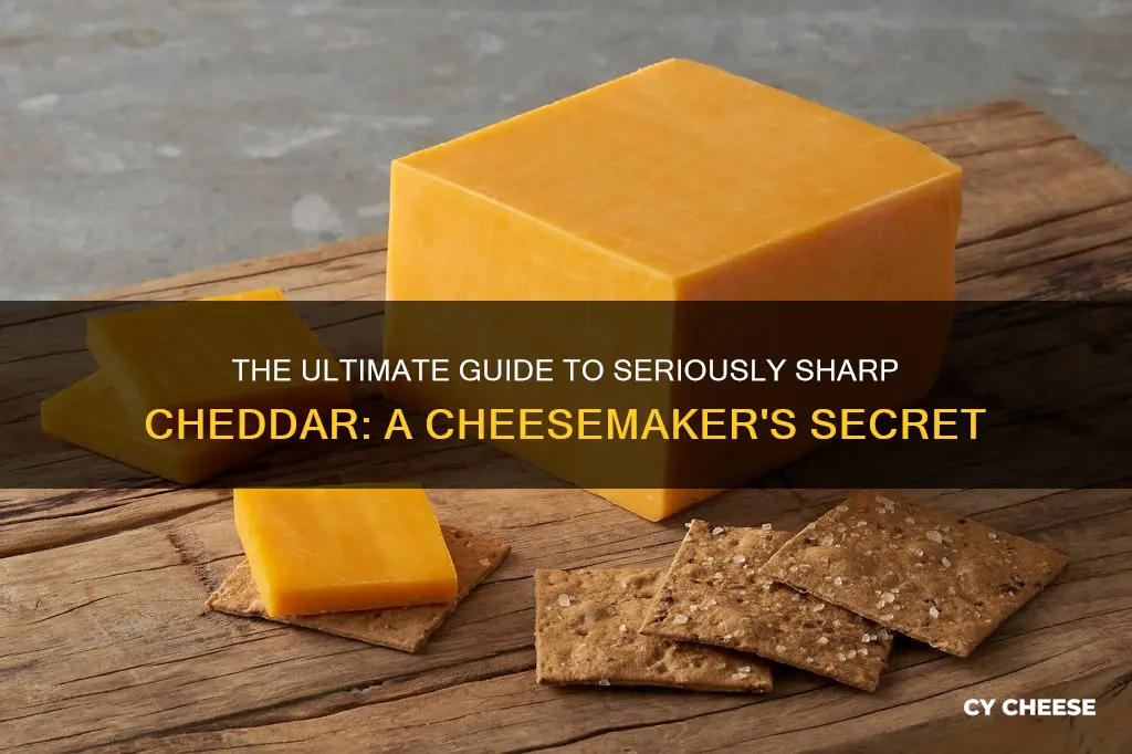 what is seriously sharp cheddar cheese