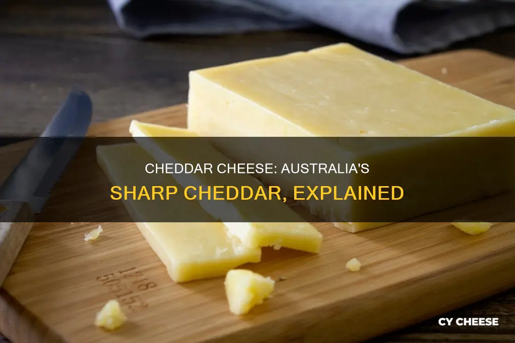 what is sharp cheddar cheese in australia
