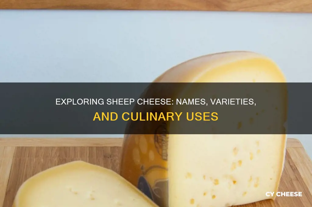 what is sheep cheese called
