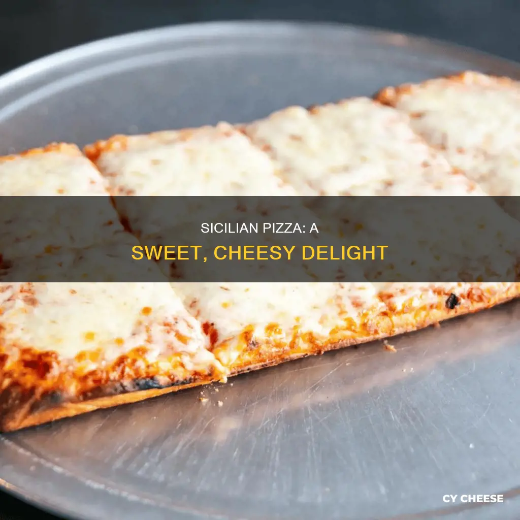 what is sicilian cheese pizza