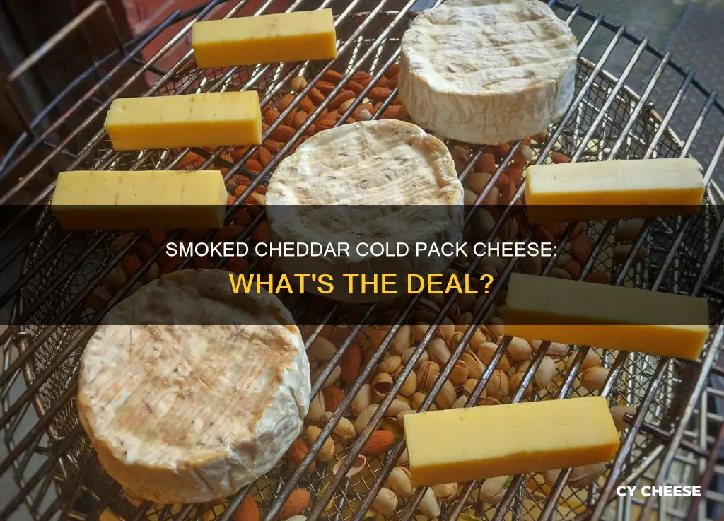 what is smoked cheddar cold pack cheese food