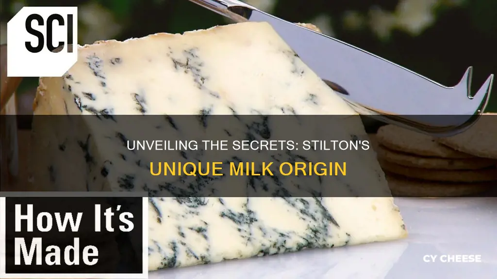 what is stilton cheese made from