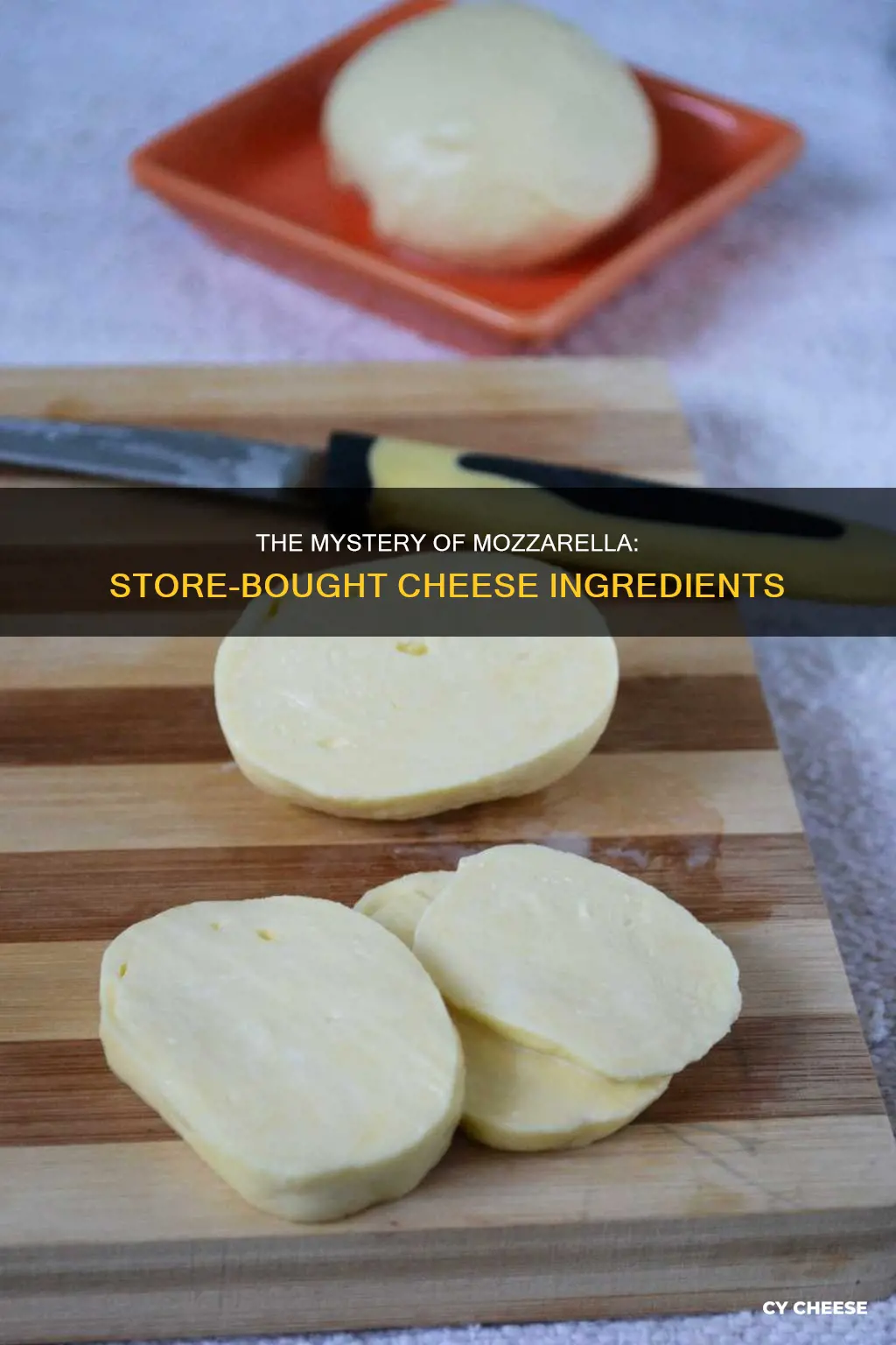 what is store-bought mozzarella cheese made of