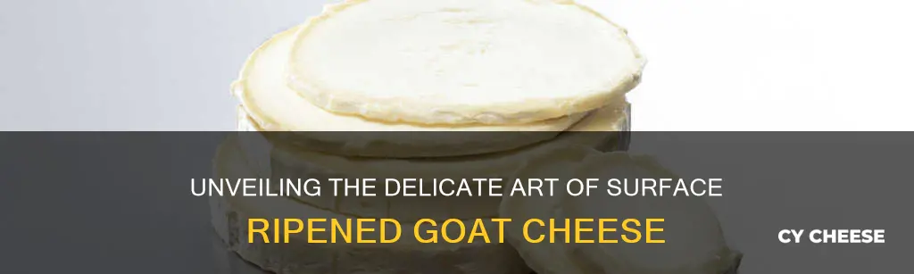 what is surface ripened goat cheese