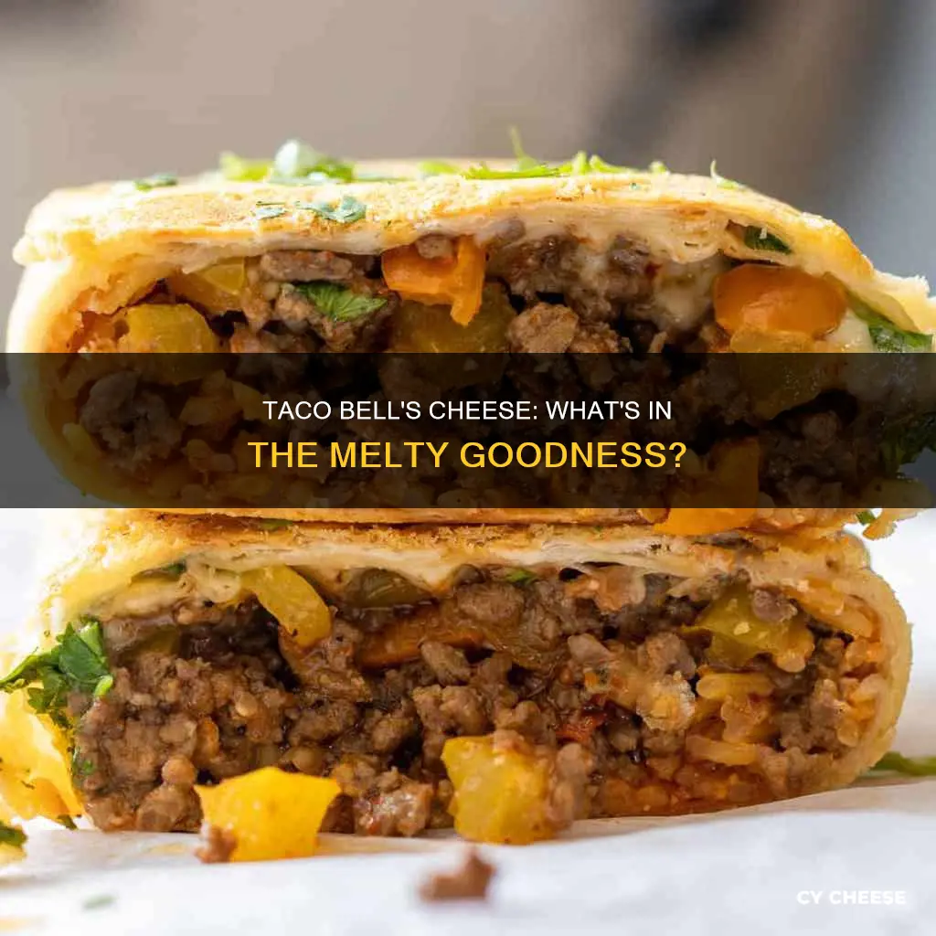 what is taco bell cheese made of