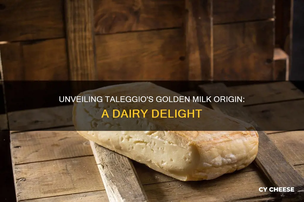 what is taleggio cheese made from