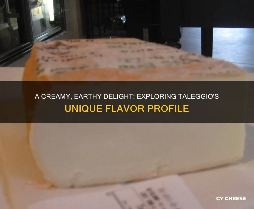 what is taleggio cheese taste like