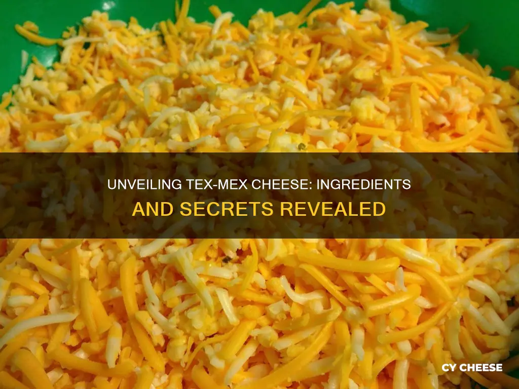 what is tex mex cheese made of