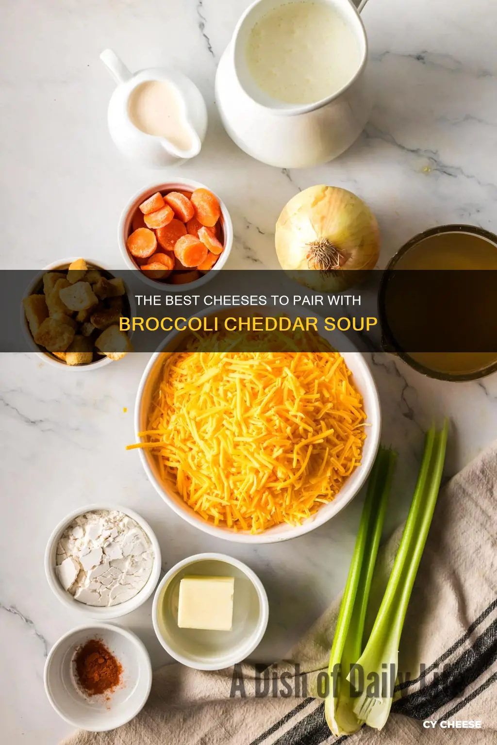 what is the best cheese for broccoli cheddar soup