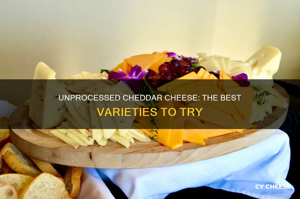 what is the best unprocessed cheddar cheese