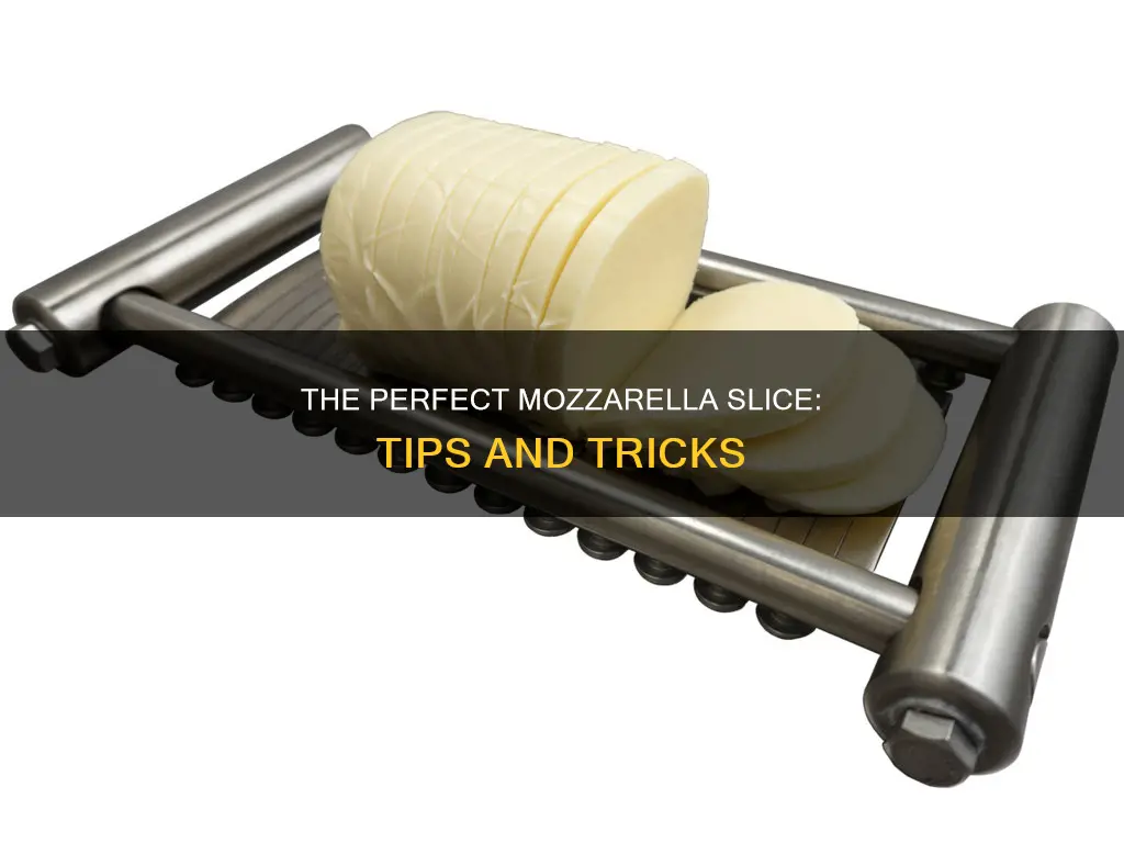 what is the best way to cut mozzarella cheese