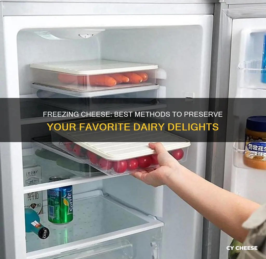what is the best way to freeze cheese
