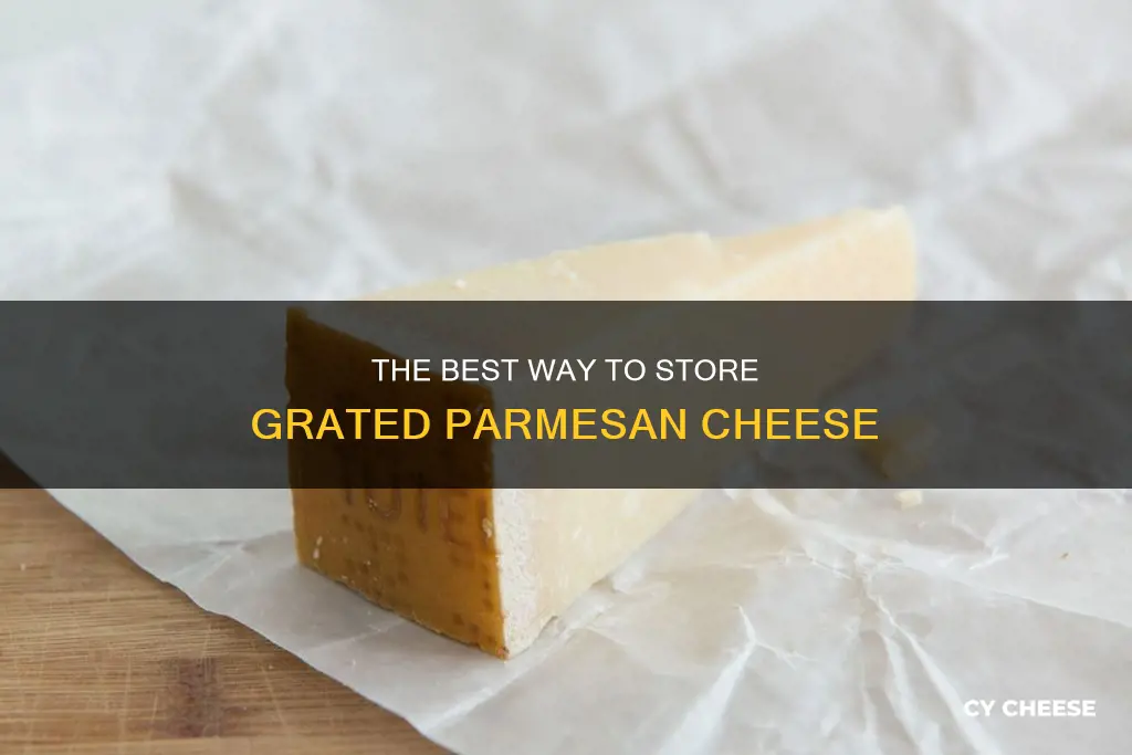 what is the best way to store grated parmesan cheese