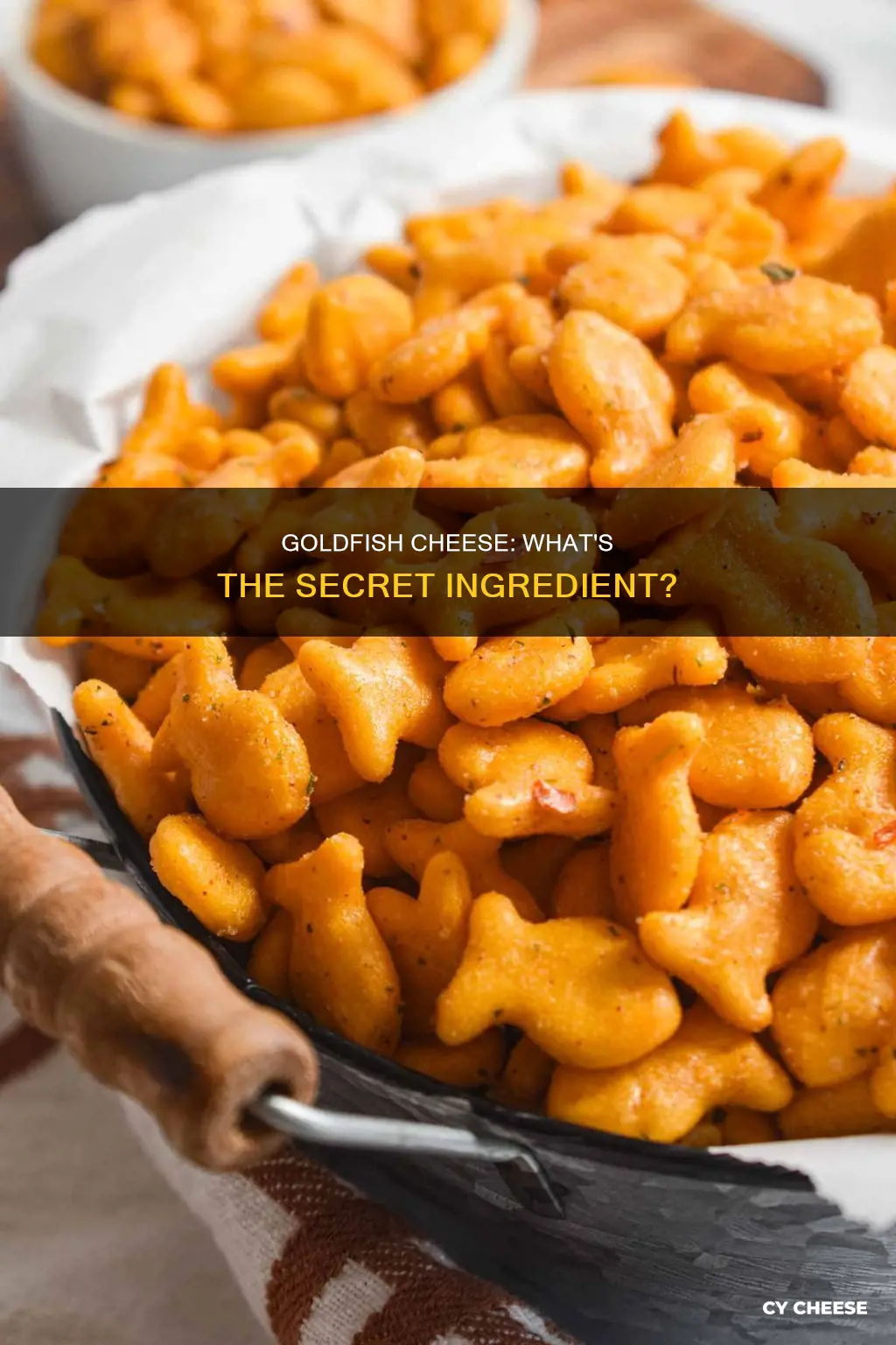 what is the cheese in goldfish made out if