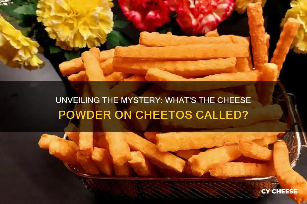 what is the cheese powder on cheetos called