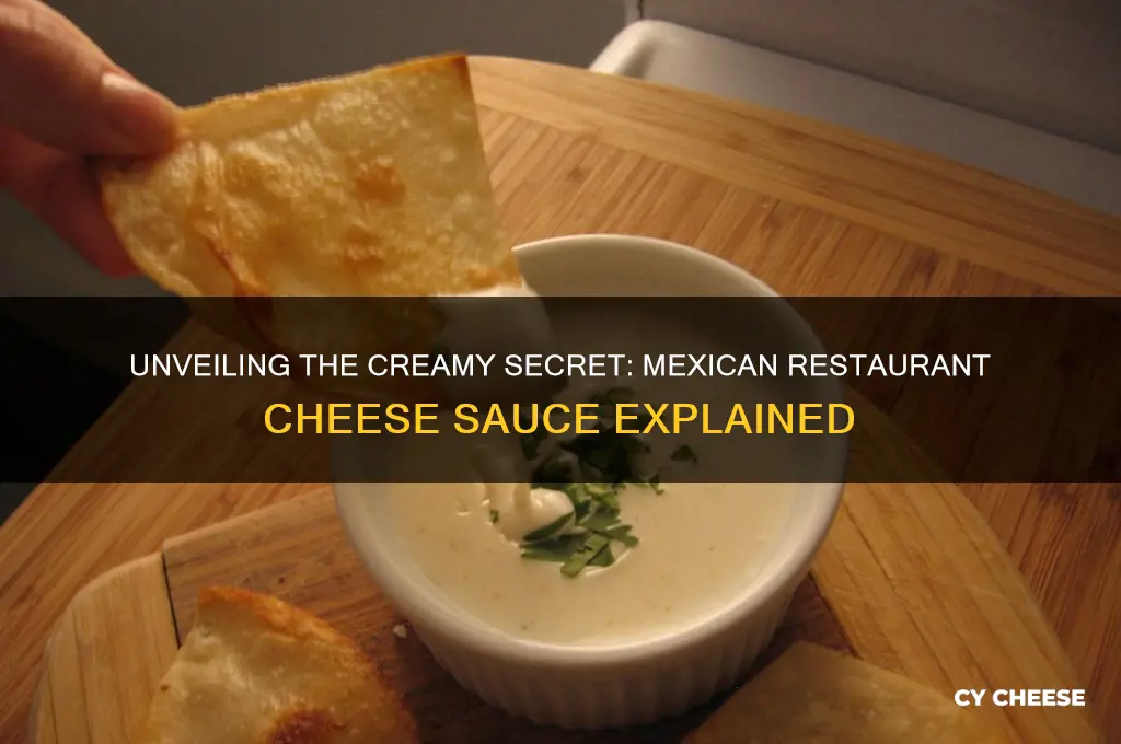 what is the cheese sause from mexican restraint