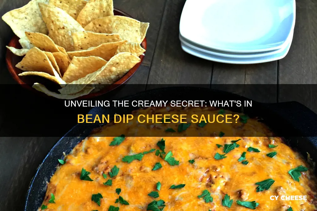 what is the cheese sause in bean dip