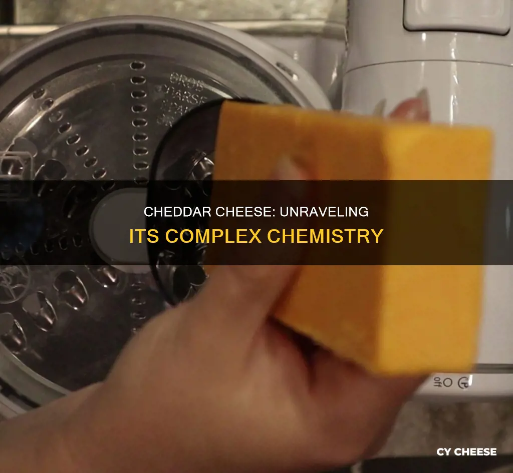 what is the chemical composition of chedder cheese