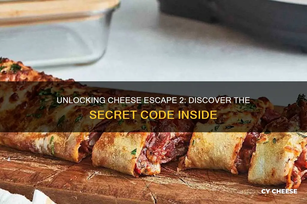 what is the code for cheese escape 2