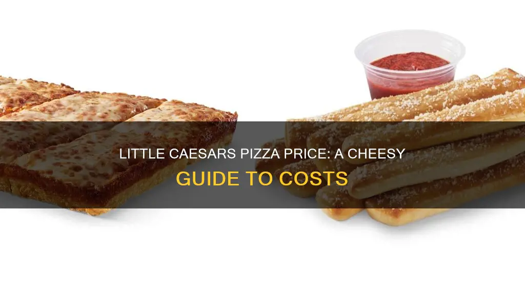 what is the cost of a little caesars cheese pizza