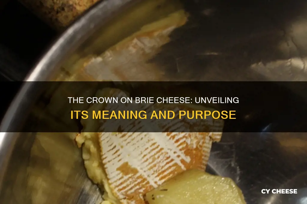 what is the crown on the brie cheese