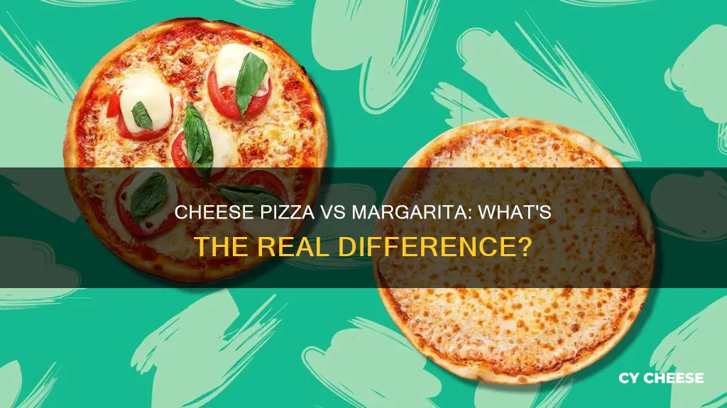 what is the diffenrence between a cheese pizza and margarita
