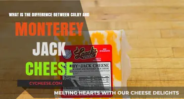 Colby vs. Monterey Jack: Unraveling the Cheese Differences