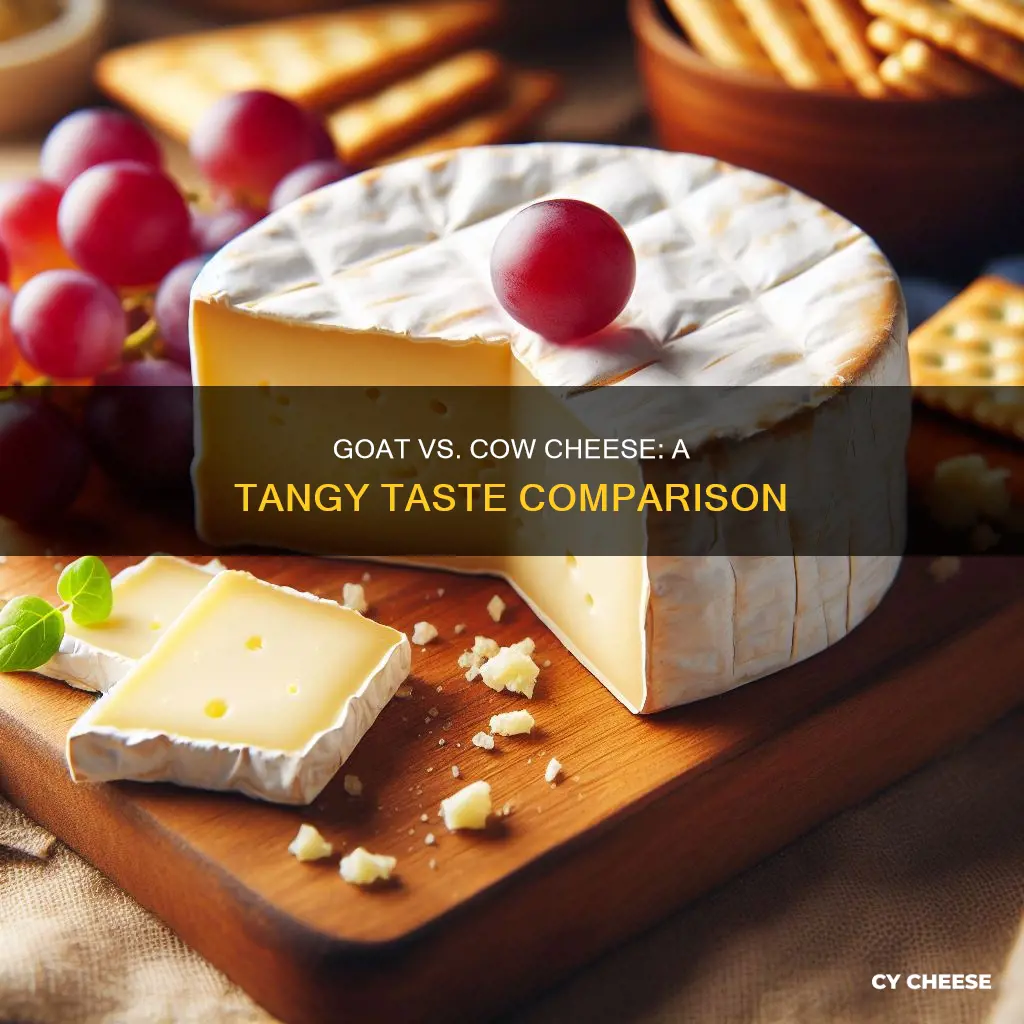 what is the difference between goat and cow cheese