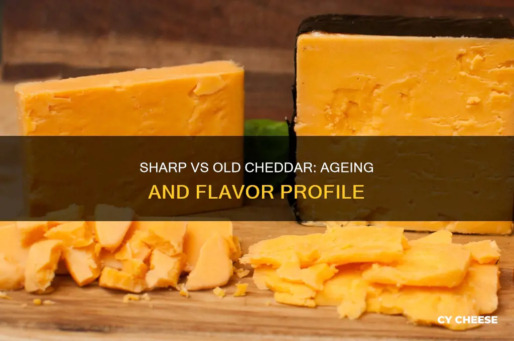 what is the difference between sharp and old cheddar cheese