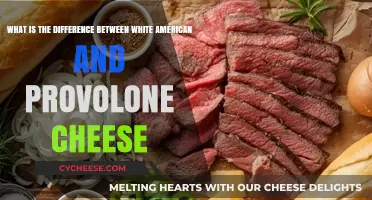 White American vs. Provolone: Uncovering the Key Cheese Differences